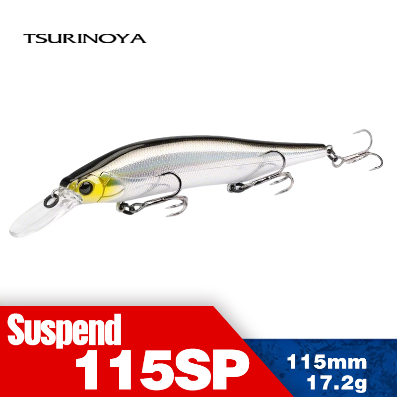 Fishing Lure Swimbait - TSURINOYA 115mm 17,2g suspensión Minnow señuelo