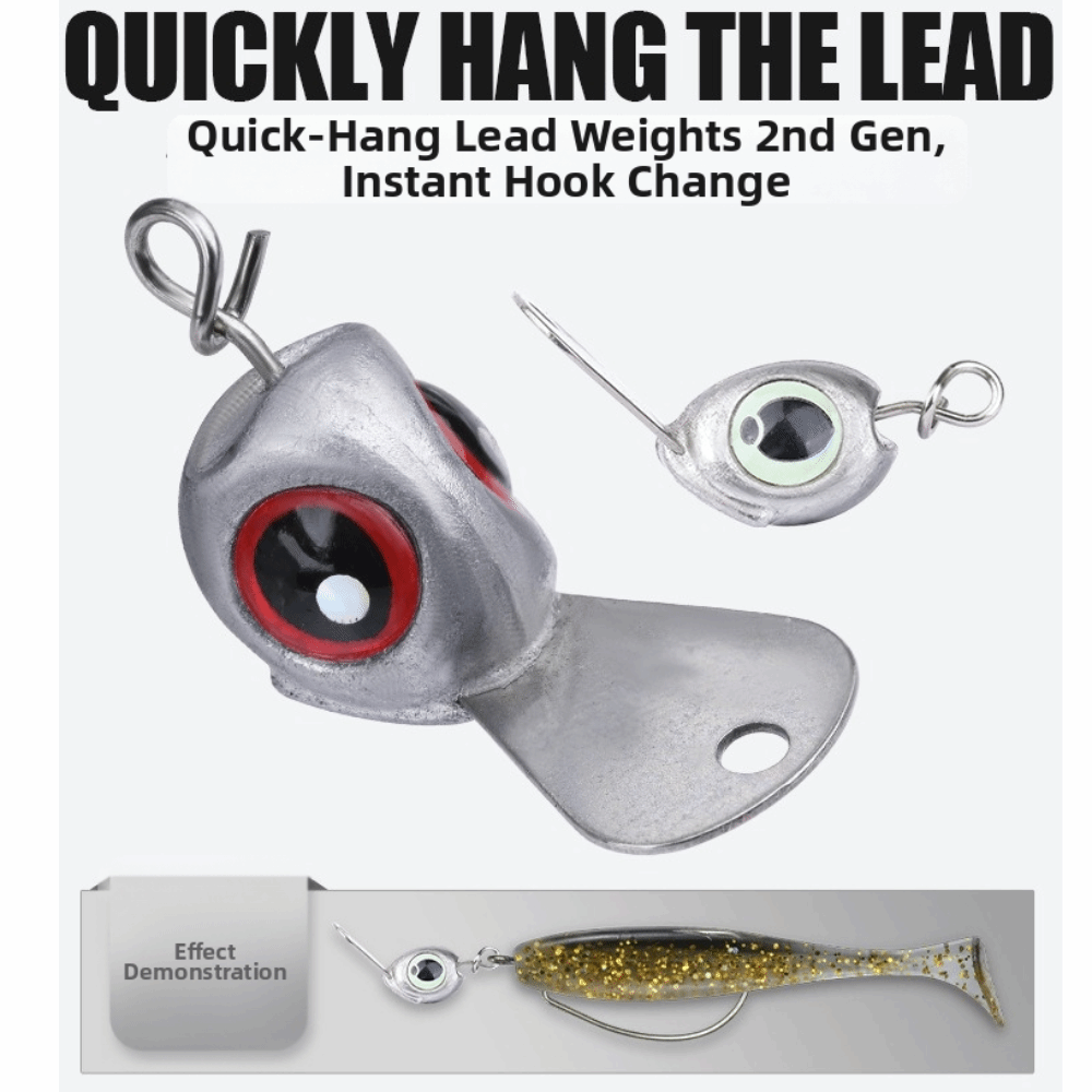 Fishing Lure Jig - 10 unidades de señuelos de cabeza