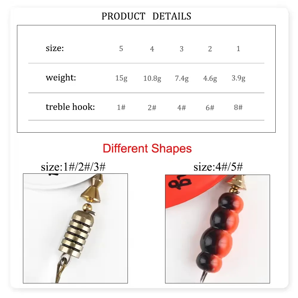 Señuelo giratorio con cuchara  - Fishing Lure Swimbait reseña y precio