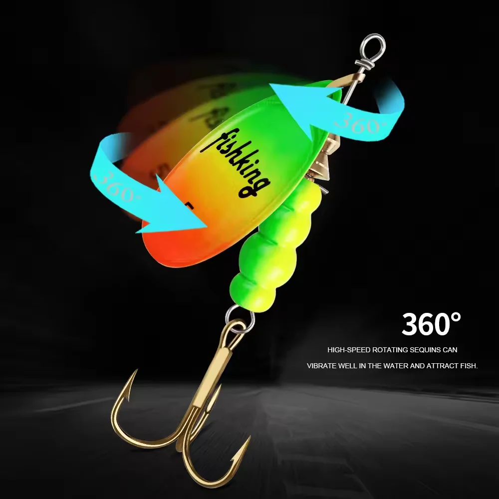 Señuelo giratorio con cuchara  - Fishing Lure Swimbait reseña y precio
