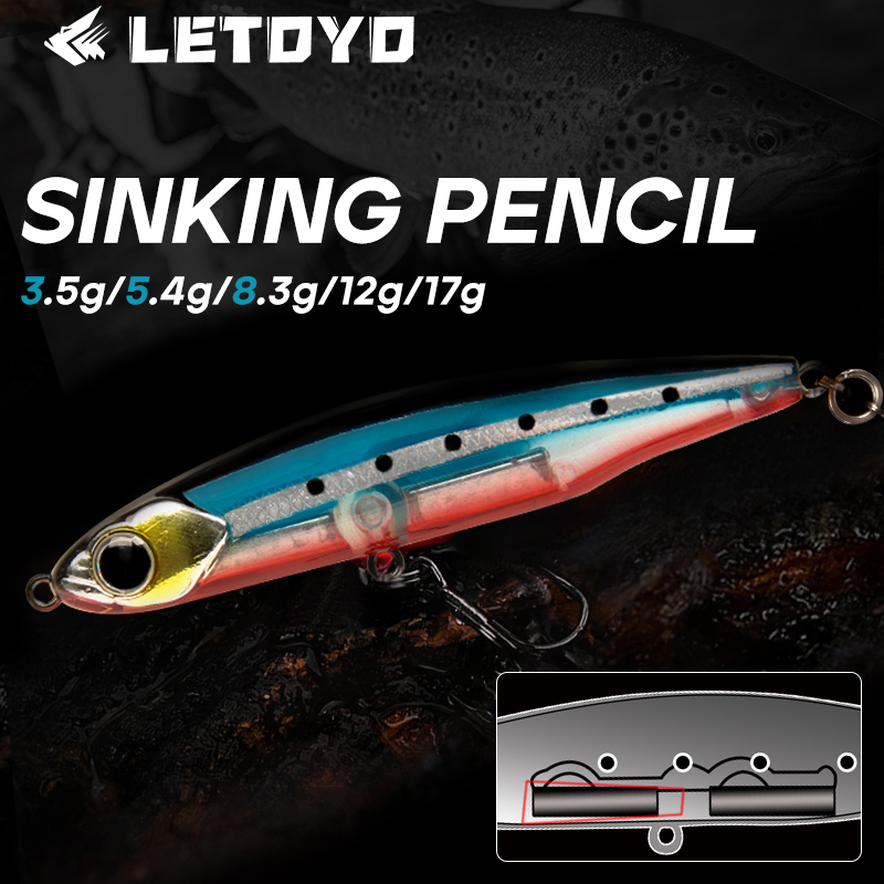 LETOYO-lápiz que se hunde, 17g - Fishing Lure Swimbait reseña y precio