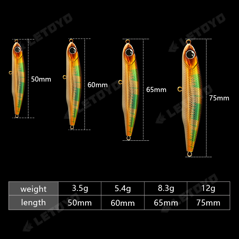LETOYO-lápiz que se hunde, 17g - Fishing Lure Swimbait reseña y precio