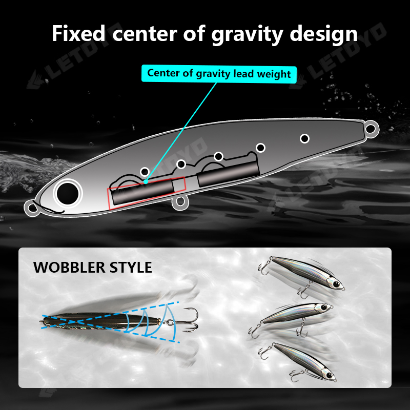 LETOYO-lápiz que se hunde, 17g - Fishing Lure Swimbait reseña y precio