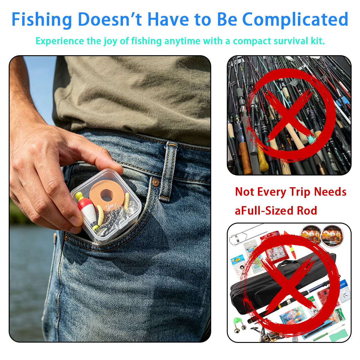 Juego de equipo de pesca de em - Fishing Lure Making Kit reseña y precio