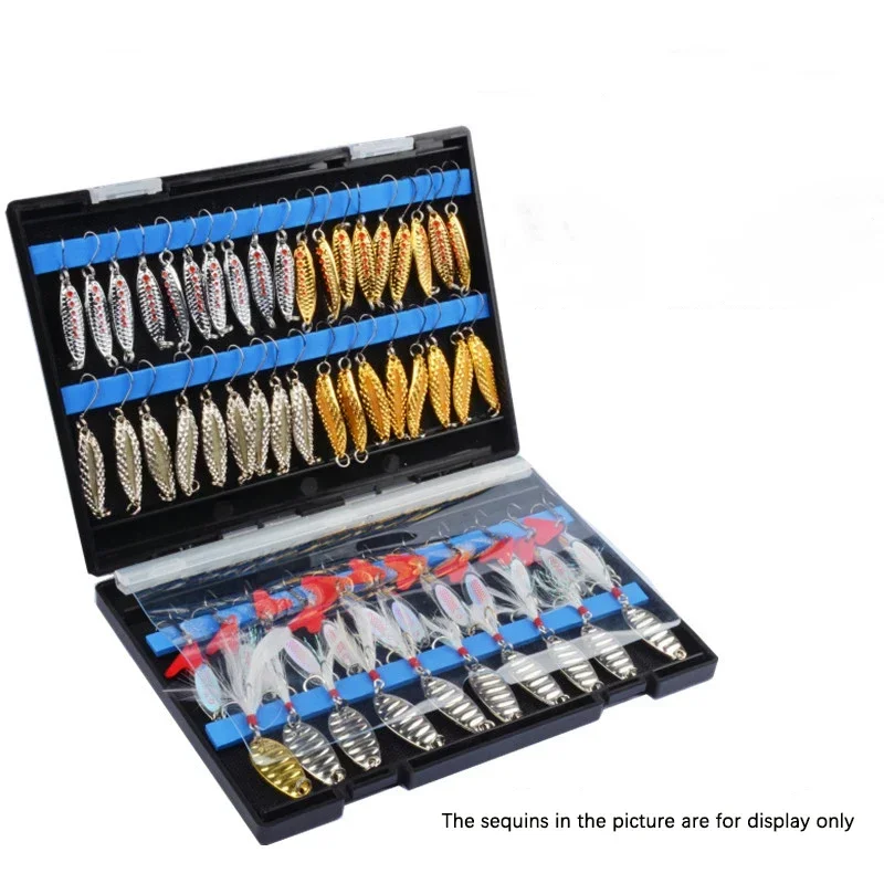 Caja de pesca portátil de dobl - Fishing Lure Spinnerbait reseña y precio